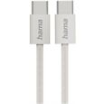 Hama Ladekabel Fabric (1m) USB-C>USB-C
