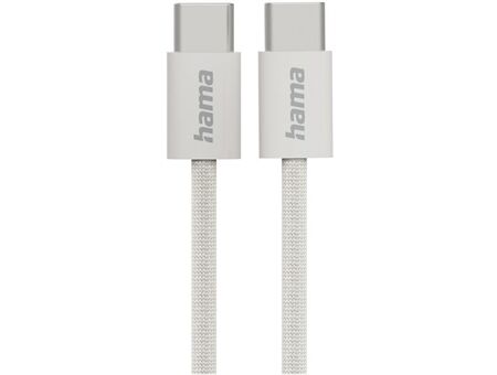 Hama Ladekabel Fabric (1m) USB-C>USB-C