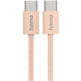 Hama Ladekabel Fabric (1m) USB-C>USB-C