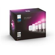 hue W&C Amb. 9W A60 E27 3er Pack