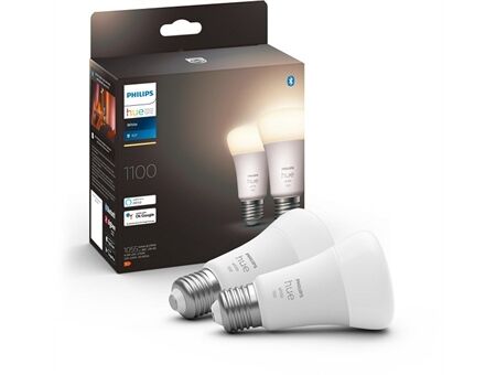 hue Wh. 9.5W A60 E27 2er Pack