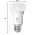 hue Wh. 9.5W A60 E27 2er Pack
