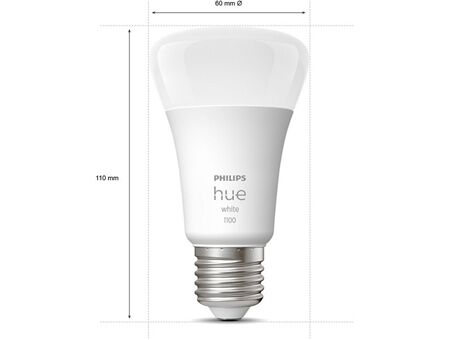 hue Wh. 9.5W A60 E27 2er Pack