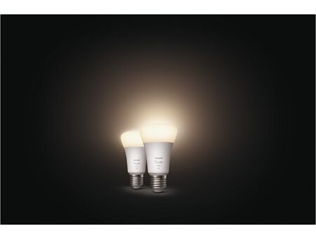 hue Wh. 9.5W A60 E27 2er Pack