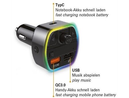 Transmedia FM Bluetooth Transmitter MT2