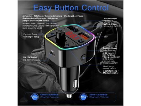Transmedia FM Bluetooth Transmitter MT2
