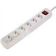 Hama 30384 6fach Stecker mit Schalter