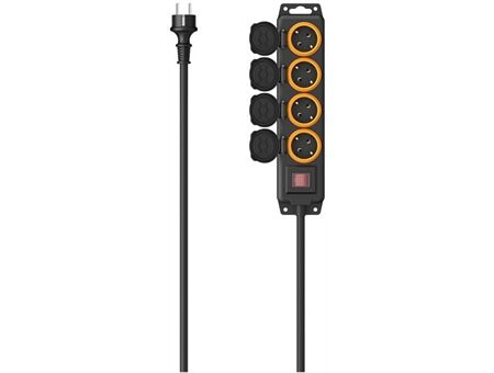 Hama Steckdosenleiste 4-fach (2m)