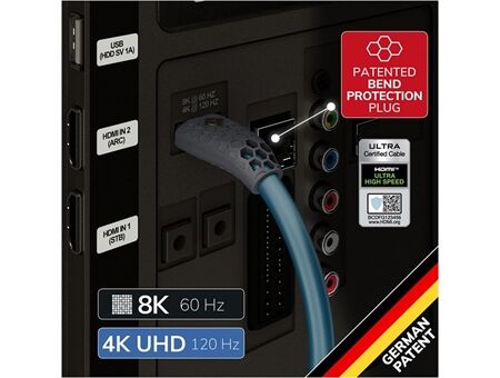 Oehlbach Screen Magic UHD 1,5m