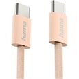 Hama Ladekabel Fabric (1m) USB-C>USB-C
