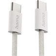 Hama Ladekabel Fabric (1m) USB-C>USB-C