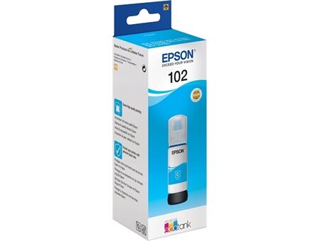 Epson 102 EcoTank cyan ink bottle