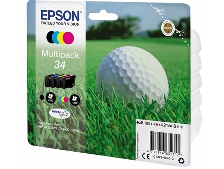 Epson Multipack 34 Golfball DURABrite Ultra Ink