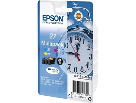 Epson Ink/27 Alarm Clock 3.6ml CMY