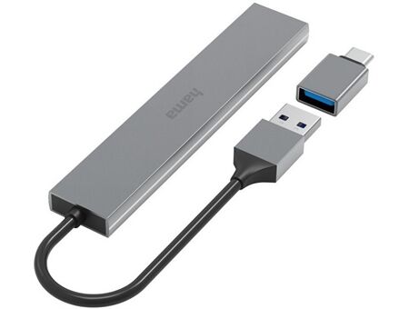 Hama USB-Hub 4 Ports USB 3.2 Gen1