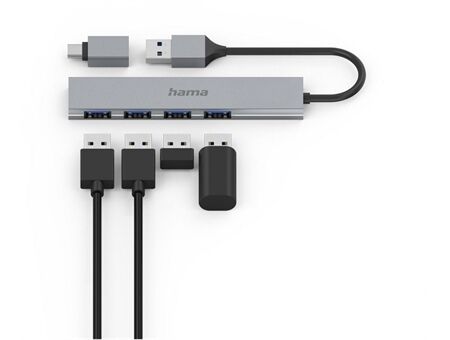 Hama USB-Hub 4 Ports USB 3.2 Gen1