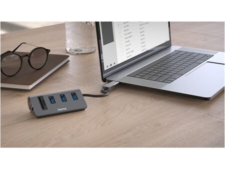 Hama USB-Hub/Kartenleser 5 Ports