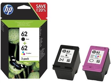 HP 62 Ink Cart Combo 2-Pack