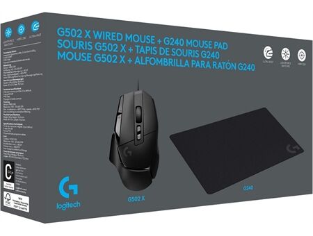 Logitech G G502 X Bundle inkl. G240 Mauspad