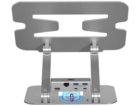 rapoo UCS-5001 Laptop-Ständer mit 5-in-1 USB-C Multiport