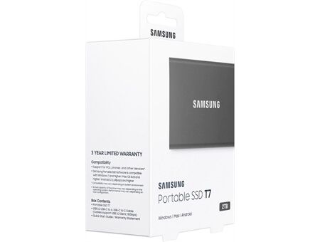Samsung Portable SSD T7 2TB Titan Grey