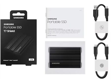 Samsung Portable SSD T7 Shield 2TB Black