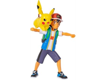 JAZWARES Feature Battle Figur Ash & Pikachu