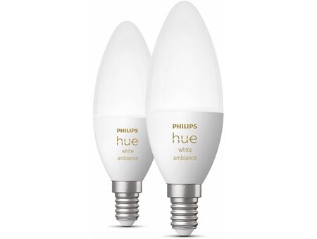 hue Wh. Amb. 5.2W B39 E14 2er Set