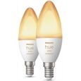hue Wh. Amb. 5.2W B39 E14 2er Set