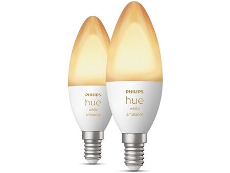 hue Wh. Amb. 5.2W B39 E14 2er Set