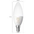 hue Wh. Amb. 5.2W B39 E14 2er Set
