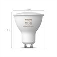 hue W&C. Amb. 4.3W GU10 2er Set