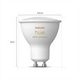 hue Wh. Amb. 4.3W GU10 2er Set