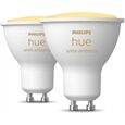 hue Wh. Amb. 4.3W GU10 2er Set