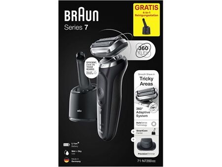 Braun 71-N7200cc Series 7 + gratis cc