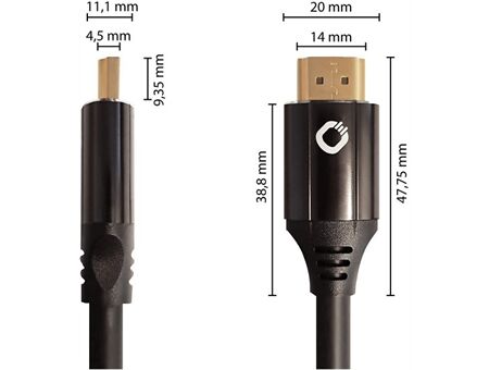 Oehlbach Black Magic MKII UHS HDMI 2m