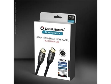 Oehlbach Black Magic MKII UHS HDMI 0,75m