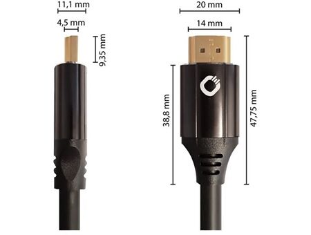 Oehlbach Black Magic MKII UHS HDMI 0,75m