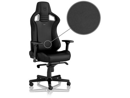 noblechairs EPIC Echtleder Gaming Stuhl - schwarz