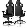noblechairs EPIC Echtleder Gaming Stuhl - schwarz