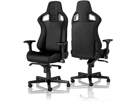 noblechairs EPIC Echtleder Gaming Stuhl - schwarz