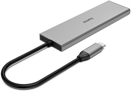 Hama USB-C-Hub 4 Ports 2x USB-A, 2x USB-C, USB 3.2 Gen2