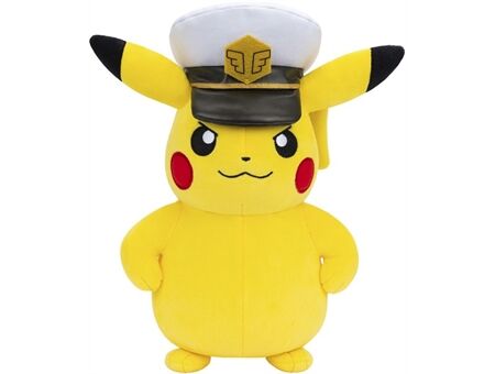 JAZWARES Captain Pikachu Plüsch (20cm)