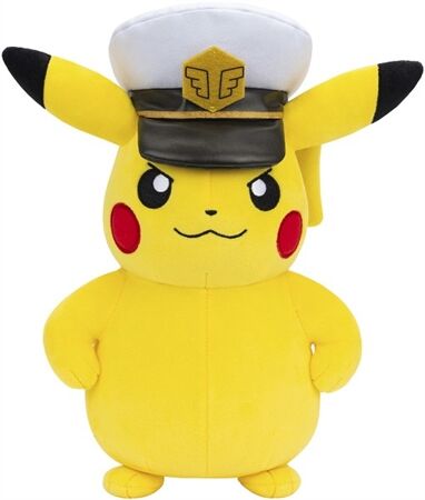 JAZWARES Captain Pikachu Plüsch (20cm)
