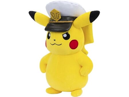 JAZWARES Captain Pikachu Plüsch (20cm)