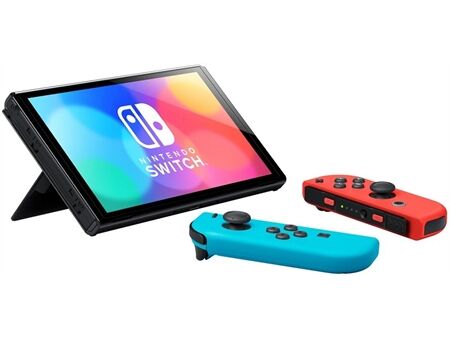 Nintendo Switch Konsole (OLED-Modell) bunt