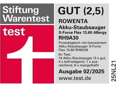 Rowenta RH9A30WO X-Force Flex 13.60 Allergy
