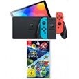 Nintendo Switch rot/b OLED+Super Mario Galaxy 1+2