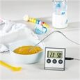 XavaX Digitales Bratenthermometer mit Timer, Kabelsensor