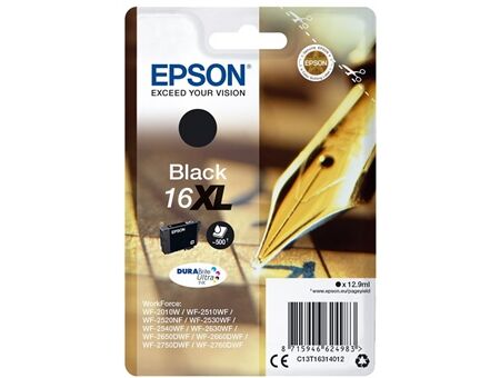 Epson Singlepack Black 16XL DURABrite
